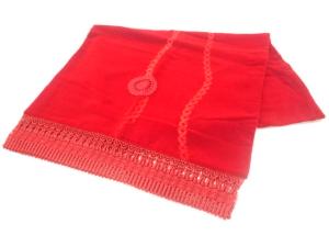 ビロードレース花模様ショール